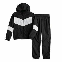 Kids 7-20 Tek Gear® Windbreaker Tracksuit Set In Regular & Husky Ruby Gemstone