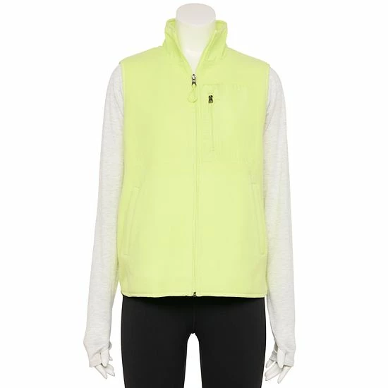 Women's Tek Gear® Sherpa Vest Real Lemon - Image 3