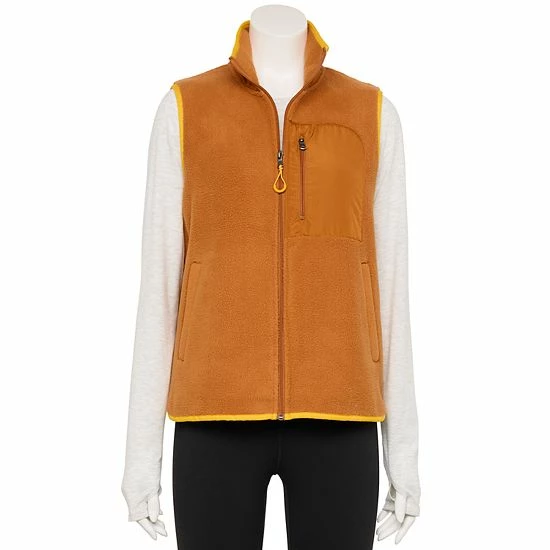 Women's Tek Gear® Sherpa Vest Real Lemon - Image 5