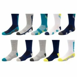 Boys Tek Gear® 10-Pack Performance Crew Socks Charcoal Gray Heather -Tek Gear Shop unnamed file 2864