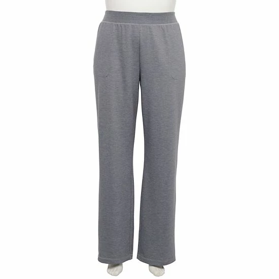Plus Size Tek Gear® Stretch Fleece Pants Smokey Slate - Image 3