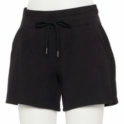 Women's Tek Gear® Ultrasoft Fleece 5-in. Shorts Black