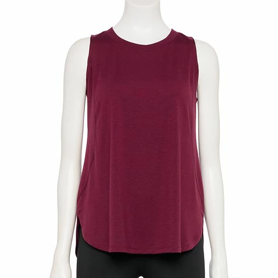 Women's Tek Gear® Easy High-Low Tank Green Romantica - Image 13