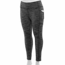Plus Size Tek Gear® Performance 7/8 Leggings Black