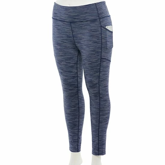 Plus Size Tek Gear® Performance 7/8 Leggings Black - Image 4