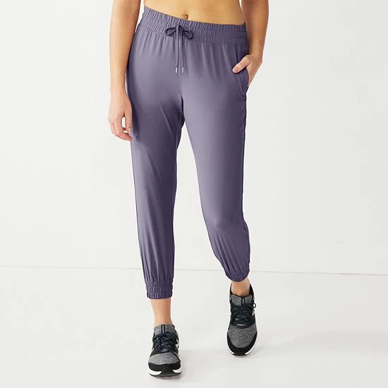 Women's Tek Gear® Woven Joggers Grape Yard - Image 3