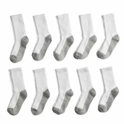 Boys Tek Gear® Lightweight 10-Pack Performance Crew Socks Black -Tek Gear Shop unnamed file 3320