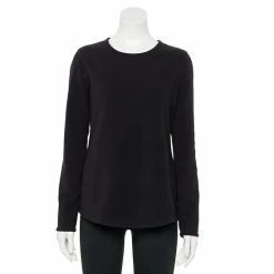 Women's Tek Gear® Microfleece Crewneck Top Wetlands