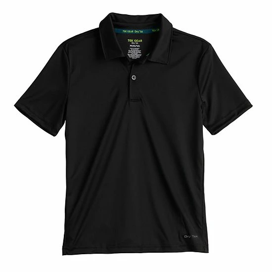 Boys 8-20 Tek Gear® Dry Tek Polo In Regular & Husky Always Blue Bay - Image 3