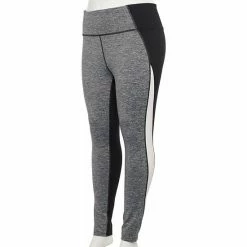Plus Size Tek Gear® Colorblock Brushed High-Waisted Leggings
