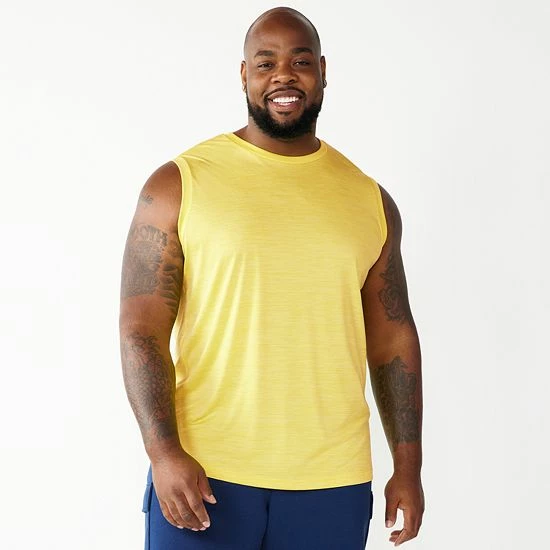 Big & Tall Tek Gear® 3-Pack Dry Tek Muscle Tee Black Green White 3 Big & Tall Tek Gear® 3-Pack Dry Tek Muscle Tee Black Green White - Image 3