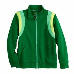 Boys 8-20 Tek Gear® Track Jacket In Regular & Husky Irish Emerald