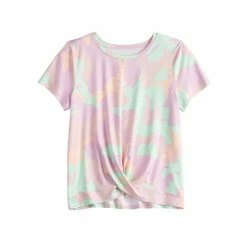Girls 7-16 Tek Gear® Soft Tek Twist Hem Tee In Regular & Plus Dnu