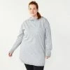 Plus Size Tek Gear® Essential Hooded Cowlneck Tunic Chilled Wine