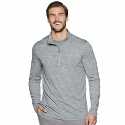 Big & Tall Tek Gear® Brushed Stretch Jersey Pullover Dress Blues