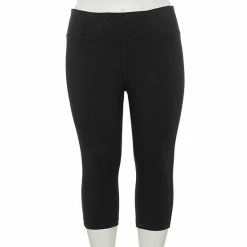 Women's Tek Gear® High-Waisted Skimmer Capri Leggings Charcoal