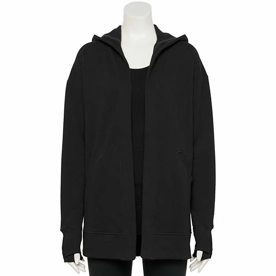 Women's Tek Gear® Ultrasoft Fleece Wrap Cardigan Chilled Wine - Image 3