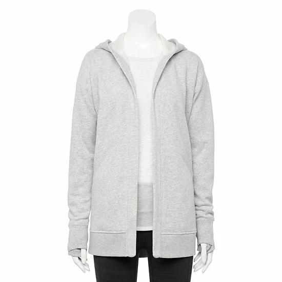 Women's Tek Gear® Ultrasoft Fleece Wrap Cardigan Chilled Wine - Image 4