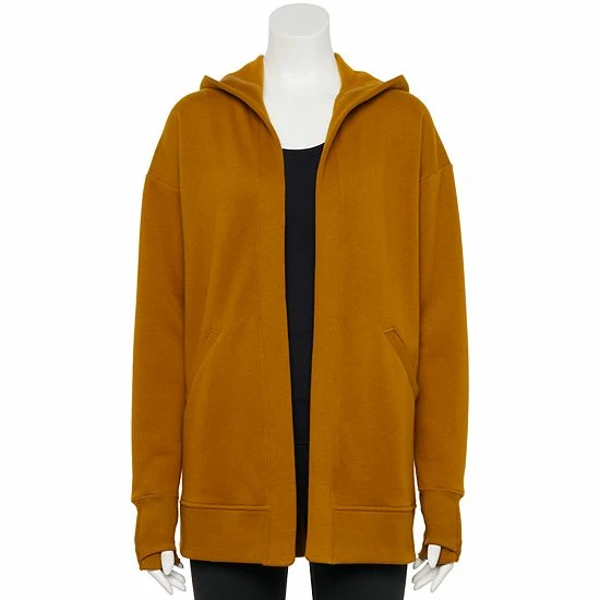 Women's Tek Gear® Ultrasoft Fleece Wrap Cardigan Chilled Wine - Image 6