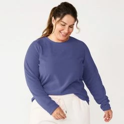 Plus Size Tek Gear® Microfleece Crewneck Top Maxwell Purple 13 Plus Size Tek Gear® Microfleece Crewneck Top Maxwell Purple -Tek Gear Shop unnamed file 3988
