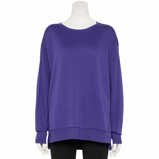 Women's Tek Gear® Stretch Fleece Tunic Maxwell Purple - Image 2