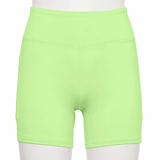 Women's Tek Gear® Core 5-in. High-Waisted Bike Shorts Olive Camo - Image 7