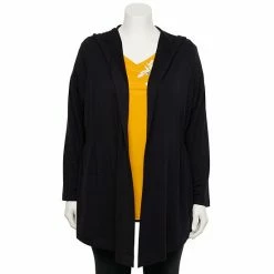 Plus Size Tek Gear® French Terry Wrap Charcoal