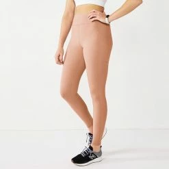 Women's Tek Gear® Brushed High-Waisted Leggings Pink Trillion