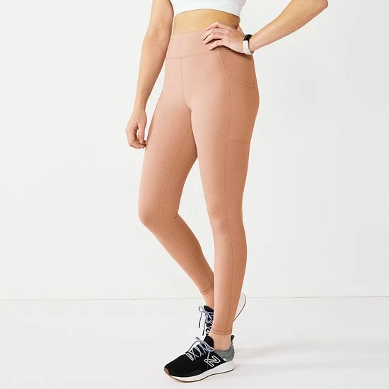 Women's Tek Gear® Brushed High-Waisted Leggings Pink Trillion - Image 5