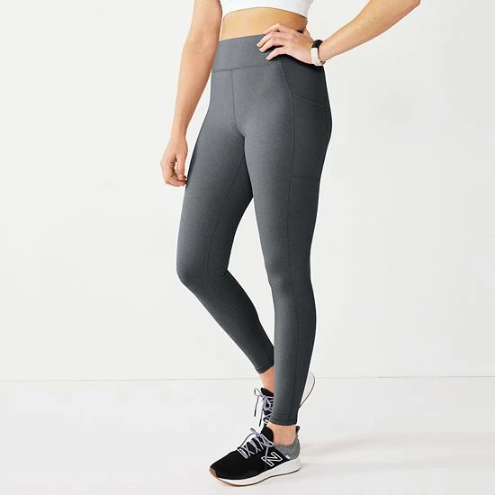 Women's Tek Gear® Brushed High-Waisted Leggings Pink Trillion - Image 7