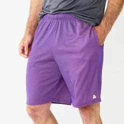 Men's Tek Gear® Two-Tone Mesh Shorts Neon Blue