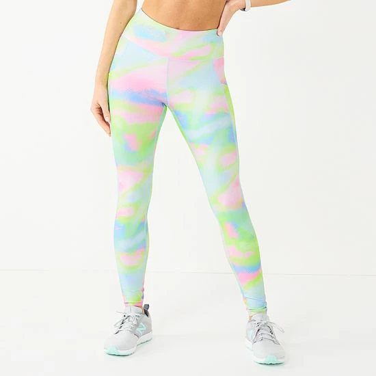 Women's Tek Gear® Core High-Waisted Running Leggings Navy Romance - Image 5