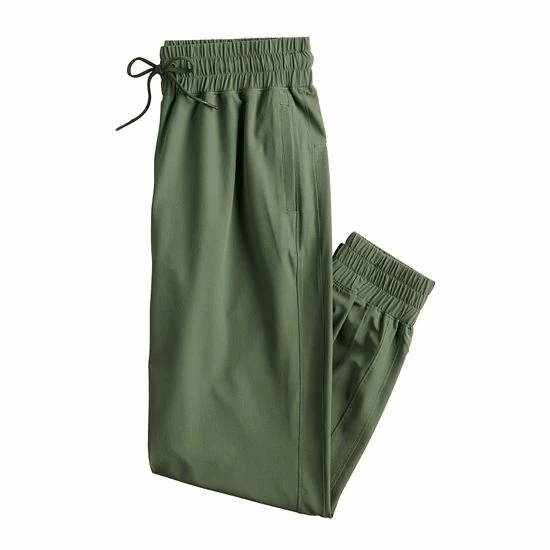 Plus Size Tek Gear® Woven Joggers Charcoal - Image 3