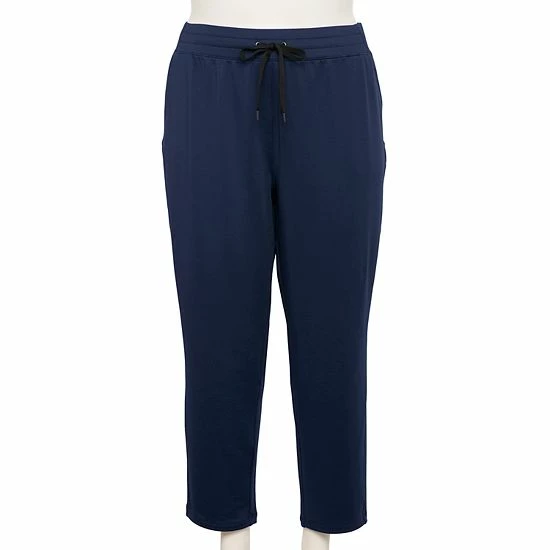 Plus Size Tek Gear® Weekend French Terry Ankle Pants Navy Romance 5 Plus Size Tek Gear® Weekend French Terry Ankle Pants Navy Romance - Image 5