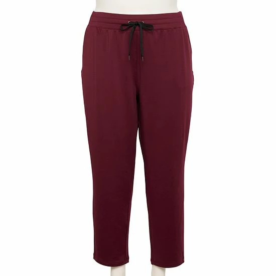 Plus Size Tek Gear® Weekend French Terry Ankle Pants Navy Romance 7 Plus Size Tek Gear® Weekend French Terry Ankle Pants Navy Romance - Image 7