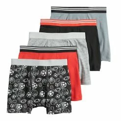 Boys 4-20 Tek Gear® 5-Pack Boxer Briefs Lime Game