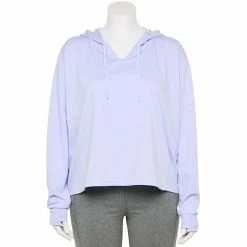 Plus Size Tek Gear® Stretch Fleece Hoodie Strawberry Cake