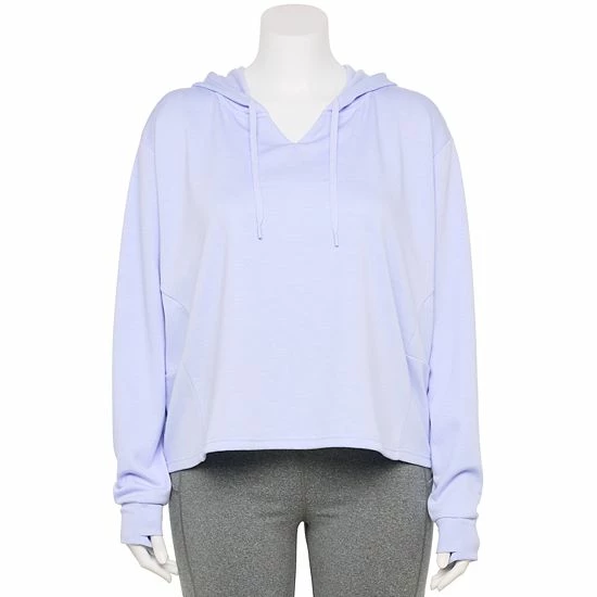 Plus Size Tek Gear® Stretch Fleece Hoodie Strawberry Cake