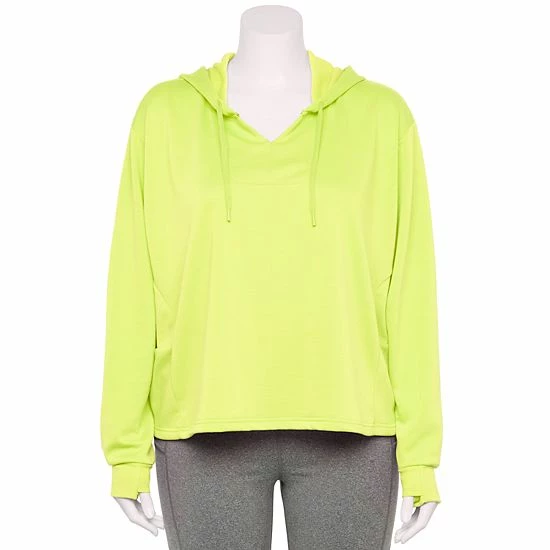 Plus Size Tek Gear® Stretch Fleece Hoodie Strawberry Cake - Image 6