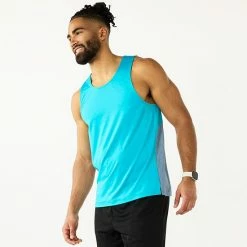 Men's Tek Gear® Running Tank Top Vivid Aqua -Tek Gear Shop unnamed file 4472