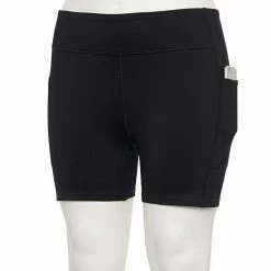 Plus Size Tek Gear® Core 5-in. High-Waisted Bike Shorts Slate Shapes
