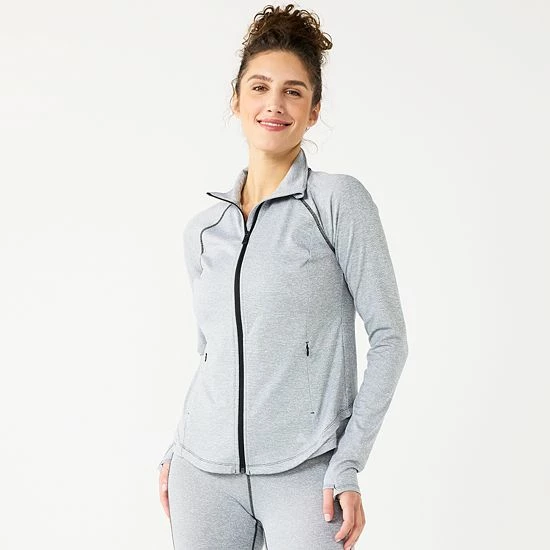 Women's Tek Gear® Performance Jacket Gray - Image 5