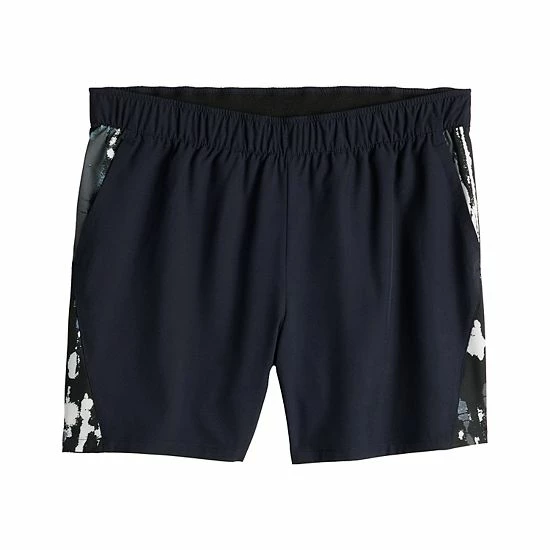 Men's Tek Gear® Stretch Running Shorts Teal Vertical Dye 3 Men's Tek Gear® Stretch Running Shorts Teal Vertical Dye - Image 3