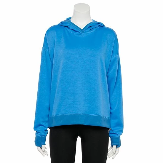 Women's Tek Gear® Stretch Fleece Hoodie Beyond Blue - Image 10