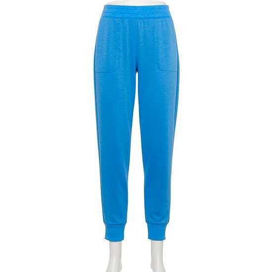 Petite Tek Gear® Stretch Fleece Joggers Martini Rose - Image 4