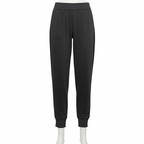 Petite Tek Gear® Stretch Fleece Joggers Martini Rose - Image 5