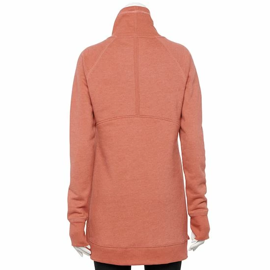 Women's Tek Gear® Ultrasoft Fleece Cowlneck Tunic Plum Valley - Image 2