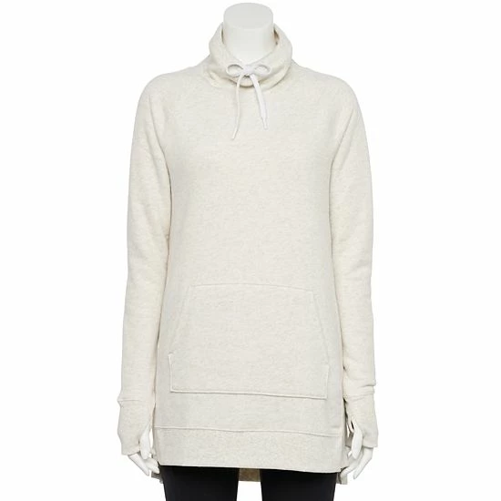 Women's Tek Gear® Ultrasoft Fleece Cowlneck Tunic Plum Valley - Image 4