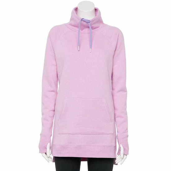 Women's Tek Gear® Ultrasoft Fleece Cowlneck Tunic Plum Valley - Image 8