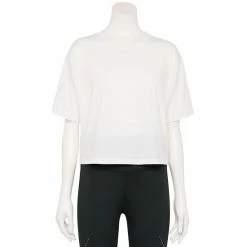 Women's Tek Gear® Crop Easy Tee Blue Crayon